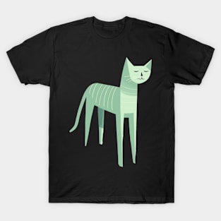 Mid-Century Modern CAT Prints T-Shirt